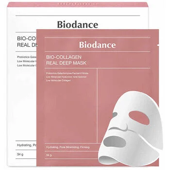 Bio-Collagen Real Deep Maschera viso al collagene 4 pezzi