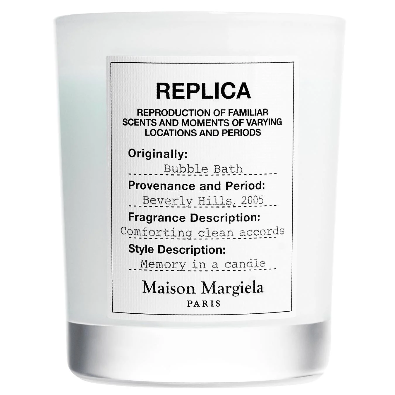 Replica Bubble Bath Candela
