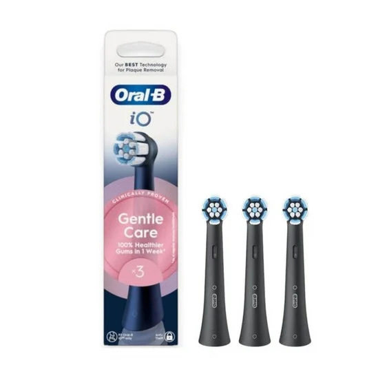 Oral-B Io Gentle Care Cepillo Negro 3 uds