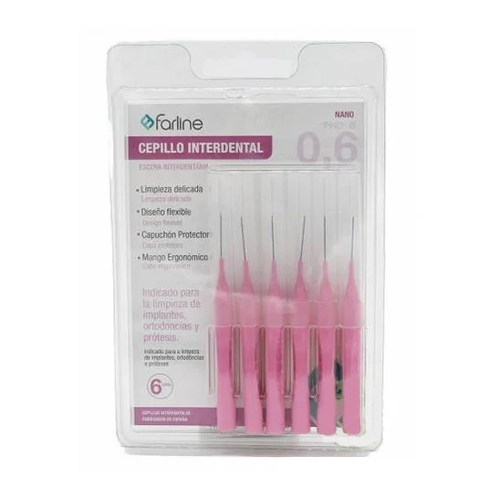 Farline Cepillo Interdental Nano 0,6mm 6uds