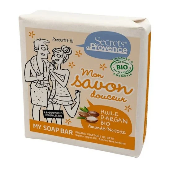 Secrets de Provance Sapone Olio Argan & Mandorla Nocciola 100g