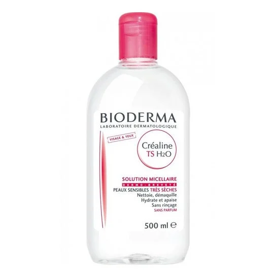 CREALINE TS H20 Bottiglia da 500 ml di soluzione micellare senza profumo 500 ml
