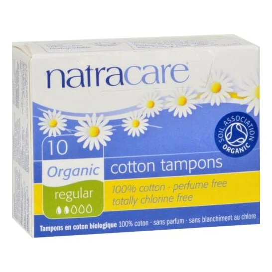 Natracare Tampone Regolare Senza Applicatore Bio 10 Unità