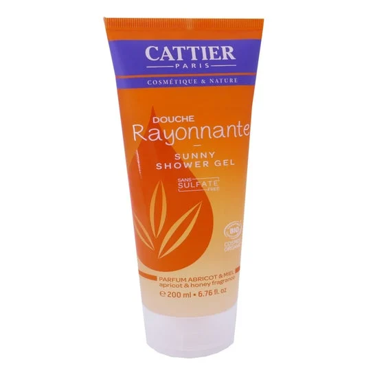 Cattier gel doccia radiante all'albicocca e miele 200ml