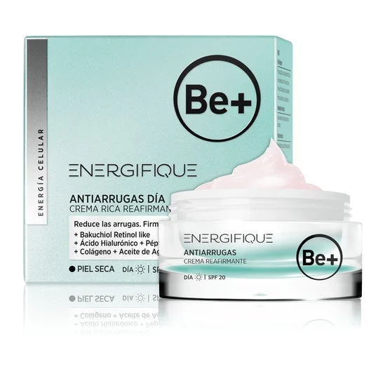 Be+ Energifique Antiarrugas Día Crema Rica Reafirmante SPF20 Piel Seca 50ml
