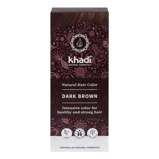 Khadi Tintura di castagno scuro 100% Vege 100g