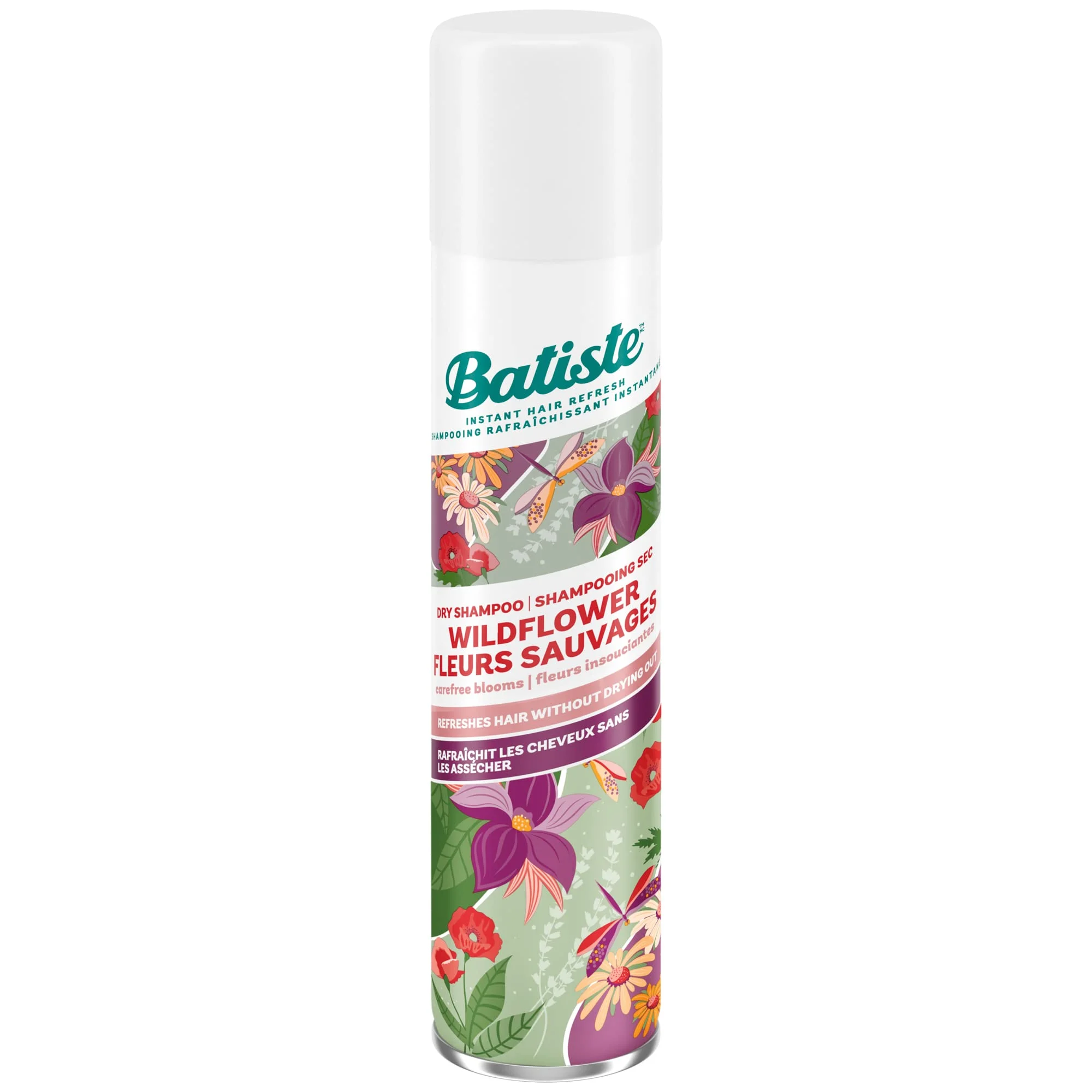 Batiste Wildflower Shampoo Secco Spray purificante Profumo floreale