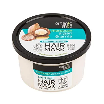 ORGANIC SHOP Hair Mask Argan & Amla – Maschera Capelli Nutriente
