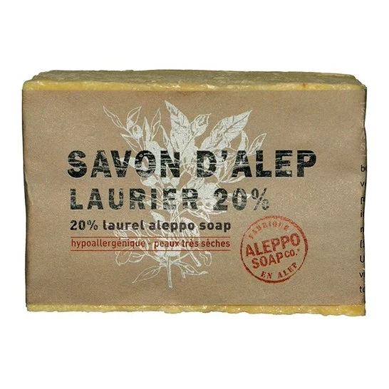 Sapone originale fatto a mano di Aleppo 20% 200g