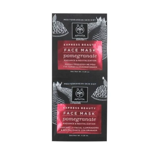 Apivita Pomegranate Facial Mask 2x8ml