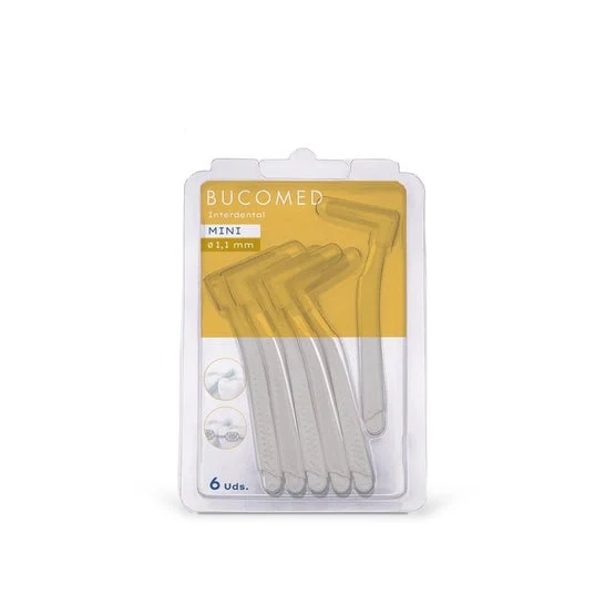 Normon Bucomed Interdental Mini Cepillo Extra Fino 1.1Mm 6 uds