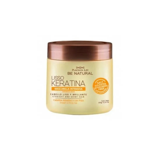 Maschera di cheratina liscia naturale 350ml