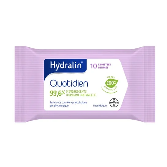 Hydralin Lingettes Intimes Quotidien 10lingettes