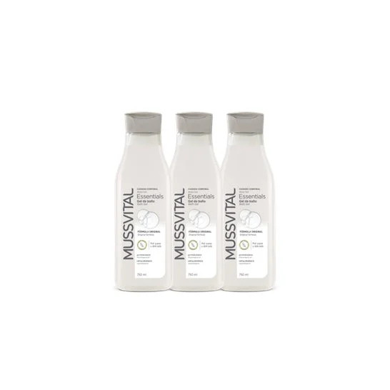 Mussvital Essentials Gel De Baño Fórmula Original 3x750ml