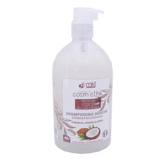 Mkl Cosm Ethik Shampooing Douche Noix De Coco Du Sri Lanka 1 Lit