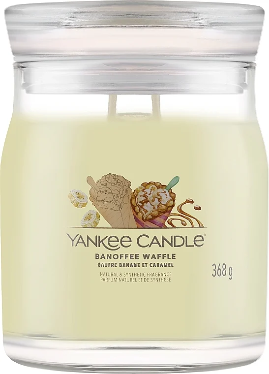 Candela profumata "Banoffee Waffle", 2 stoppini