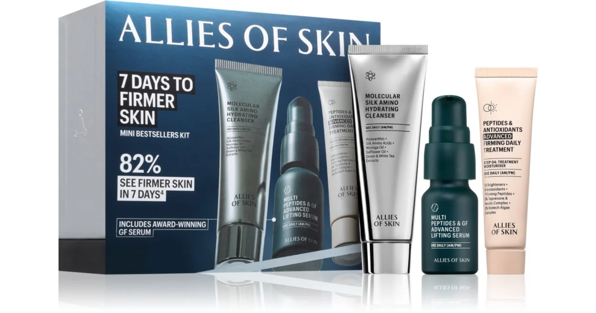 Allies Of Skin 7 Days To Firmer Skin Kit Trattamento Per Rassodare La Pelle