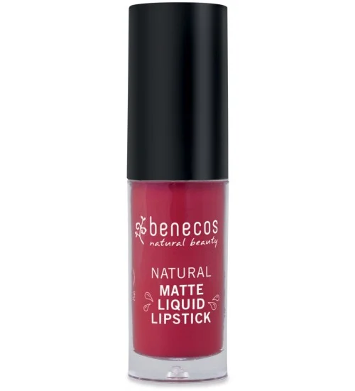 BENECOS Natural Matte Liquid Lipstick – Bloody Berry