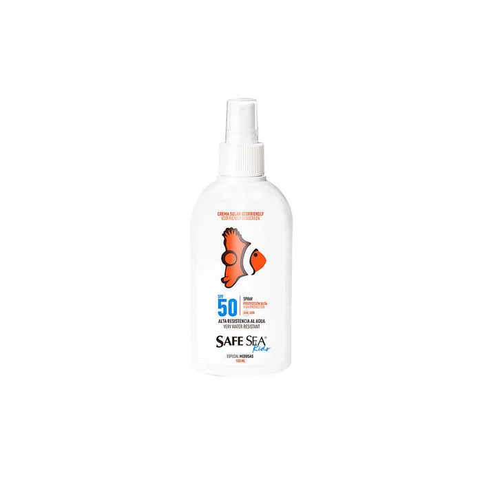 Safe Sea Crema Solare Corpo per Bambini Spf50 Spray 100ml