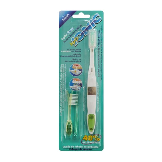 Spazzola elettronica a setole morbide ionica 1 pennello + 2 ricariche