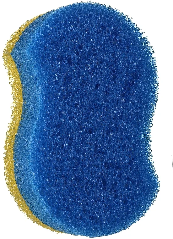 Spugna massaggiante "Anticellulite", giallo-blu