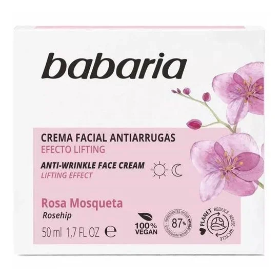 BABYARIA crema viso anti-rughe olio di rosa canina 50ml