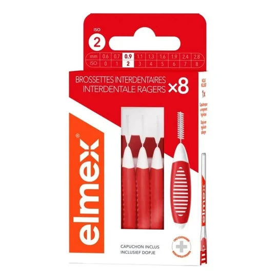 Elmex Cepillo Interdental T2 0,9mm 8uds