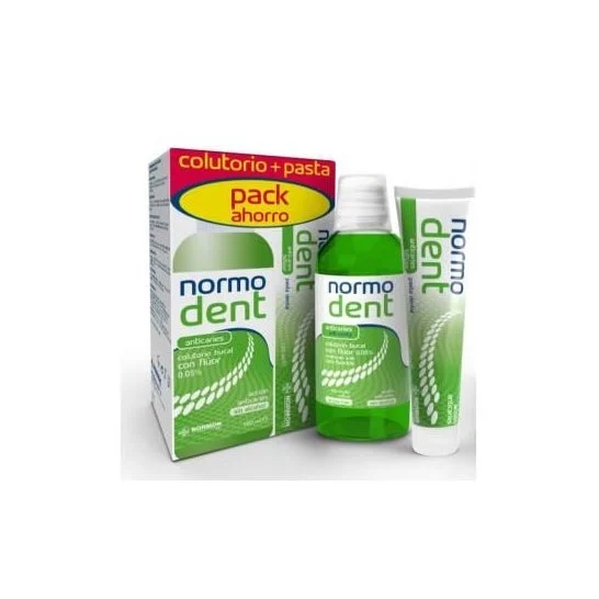 Normodent Anticaries Pack 125ml dentifricio e collutorio 500ml