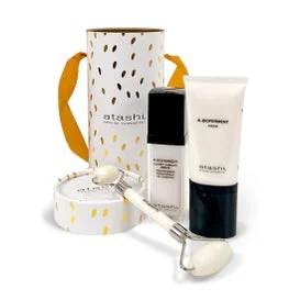 Atashi Cofre Ritual K-Bioferment Sérum + Crema Antiedad Revitalizante