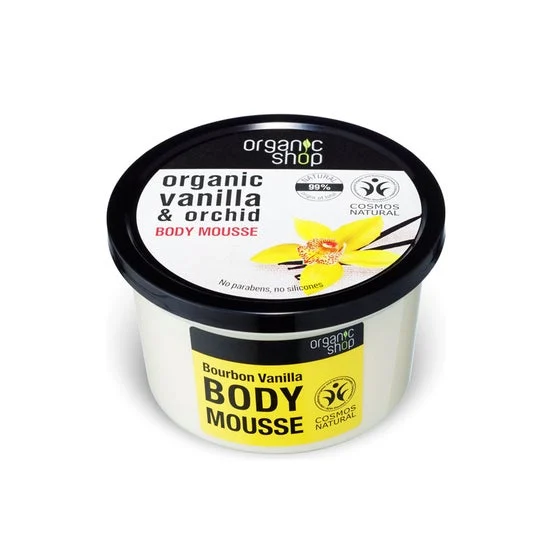 Organic Shop Vaniglia Bourbon Mousse Corpo 250ml