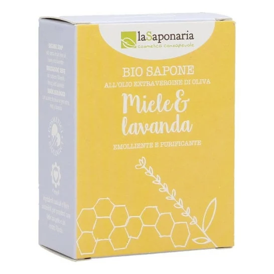 La Saponaria Saponetta Miele e Lavanda 100g