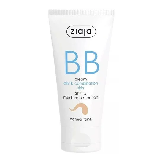 Ziaja Bb Cream Oily & Mixed Skin Spf15 Natural Tone 50ml