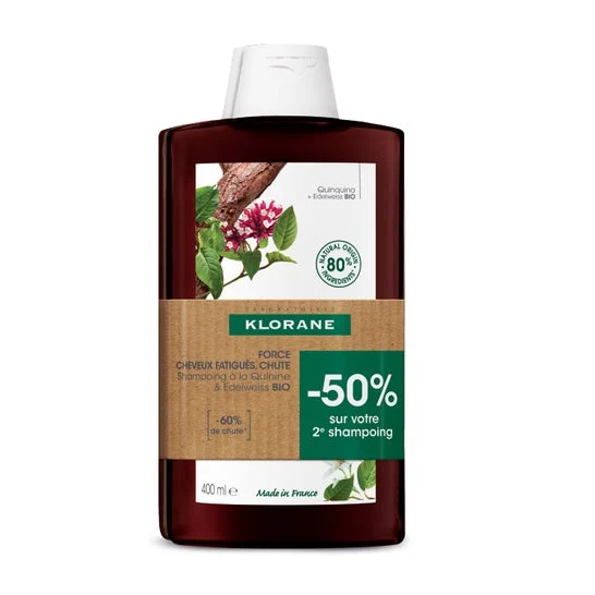 Klorane duo shampooing Quinine 2 x 400 ml