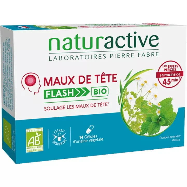 Naturactive Mal di Testa Flash Bio 14 capsule