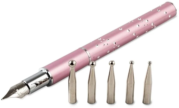 Penna stilografica per nail art, removibile