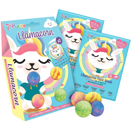 7th HEAVEN Llamacorn – Bath Set