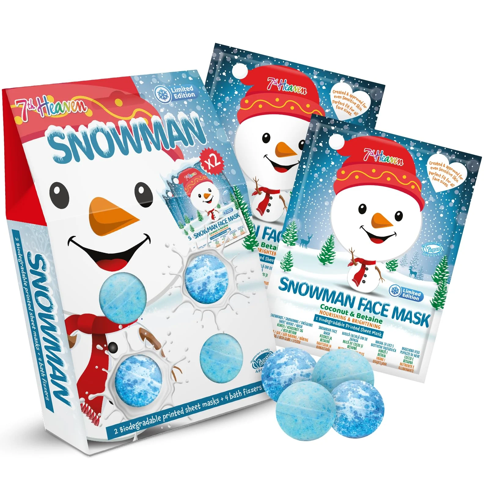 7th HEAVEN Snowman – Bath Set