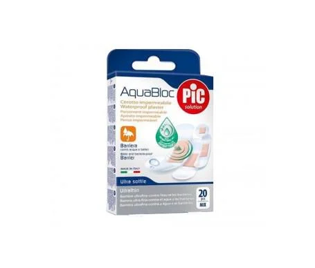 Pic Aquabloc Con Battericida Cerotto Adesivo Rotondo 22,5 Mm 2