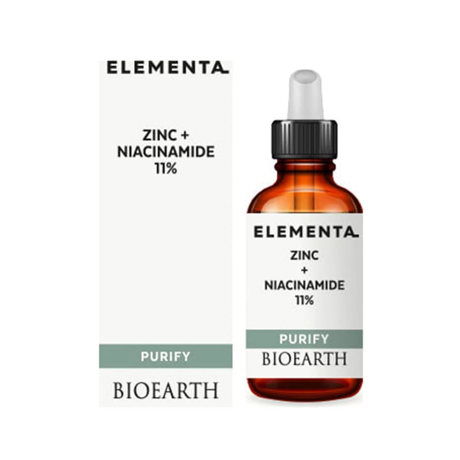 Bioearth Elementa Concentrato Purificante Zinco Niacinamida 15 ml