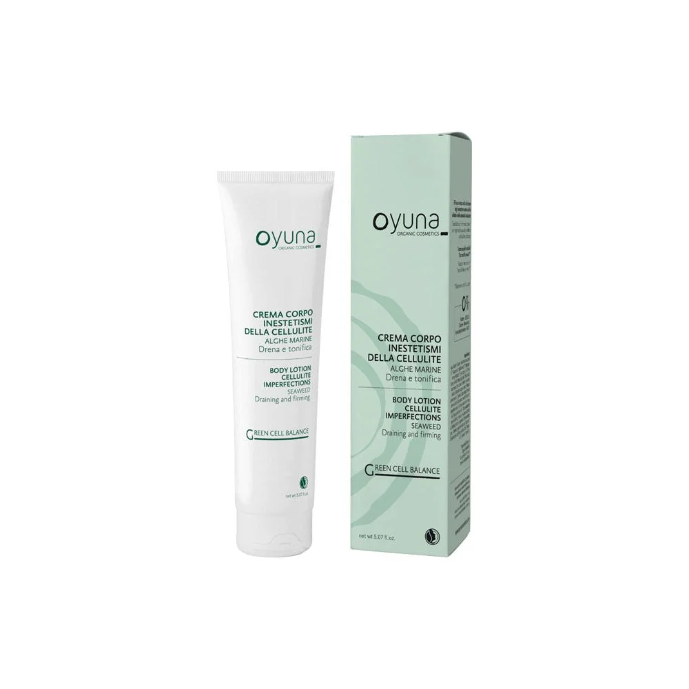 Oyuna Green Cell Crema Corpo Inestetismi della Cellulite, 150 ml