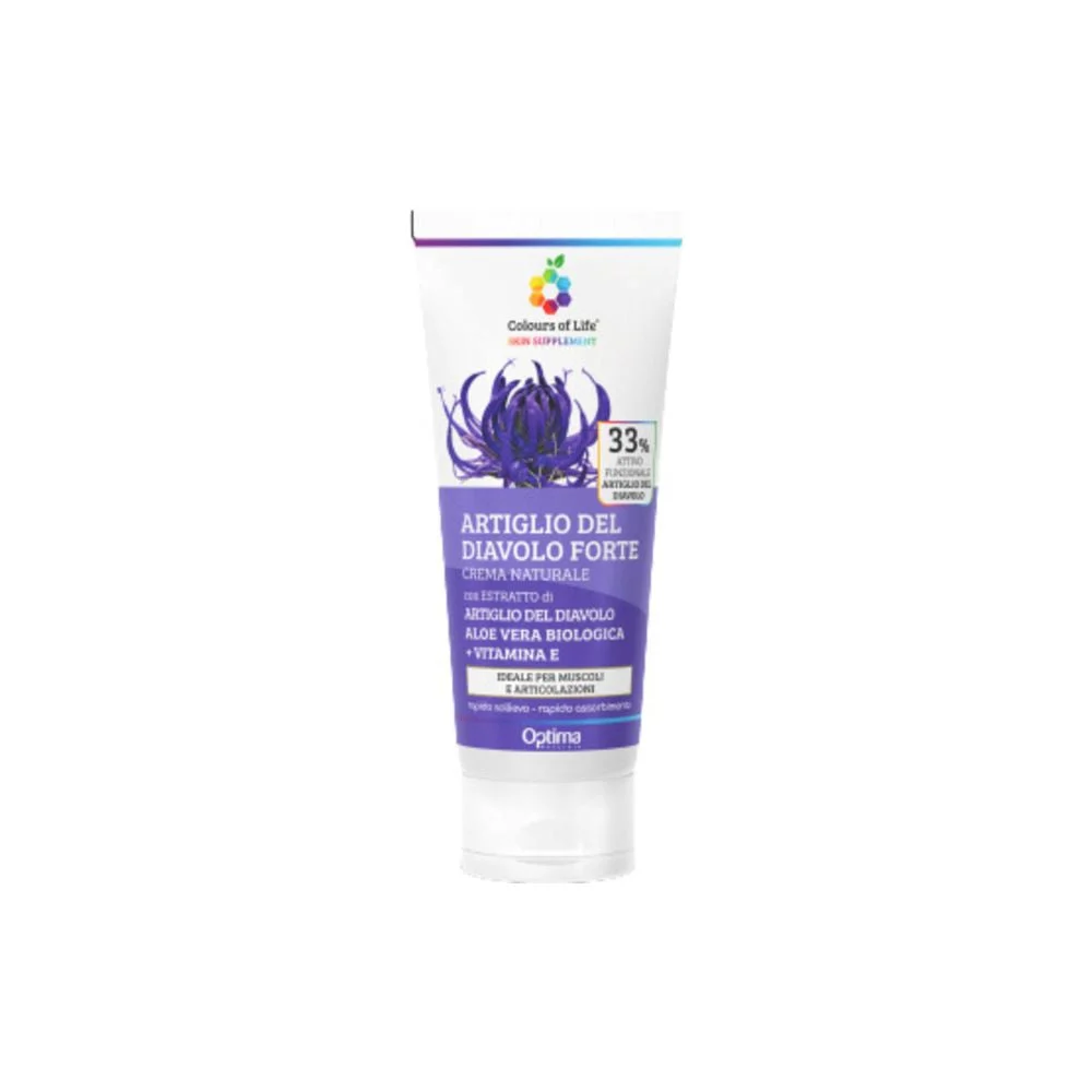 Optima naturals Colours of Life Crema Eudermica Artiglio del Diavolo Forte, 100 ml
