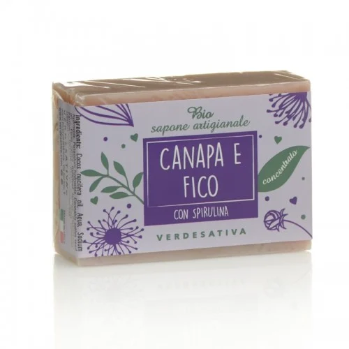 VERDESATIVA Bio Sapone Artigianale – Canapa e Fico