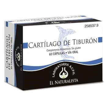 El Natural Cartilago De Tiburon 500 Mg X 60 Capsule