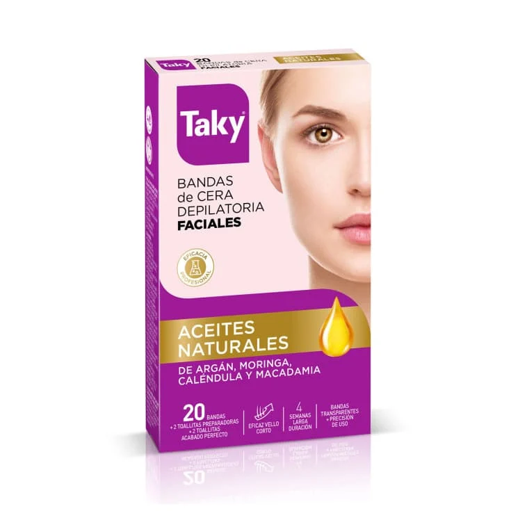 Fasce depilatorie per il viso Taky Beauty 12unità