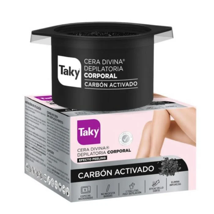 Taky Divine Cera Depilatoria Corpo con Carbone Attivo 300gr