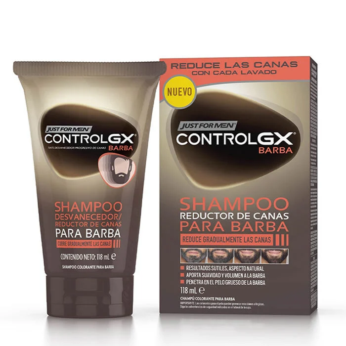 Champú Just For Men Control Gx Barbe Riduttore Capelli Grigi 118ml