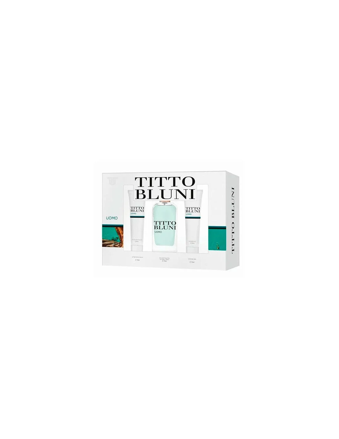 Titto Bluni Acqua Uomo Edt Spray Set da 75 ml