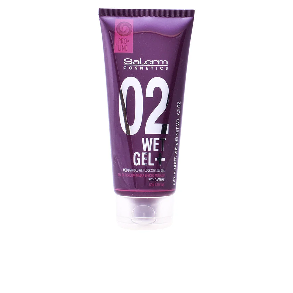 Salerm Cosmetics Wet Gel + modellante effetto bagnato a tenuta media 200 ml