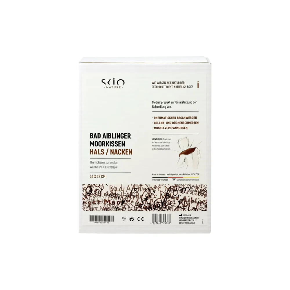 Scio nature Bad Aiblinger Cuscino alla Torba per Collo e Spalle