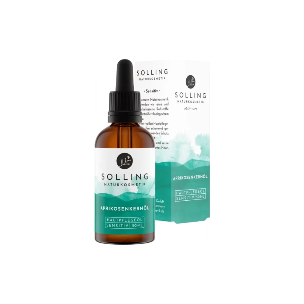 Solling naturkosmetik Olio di Nocciolo di Albicocca, 50 ml